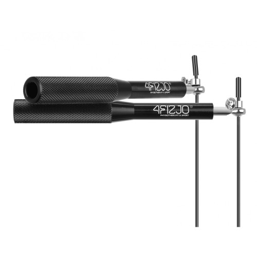 Скакалка  4FIZJO Speed Rope 4FJ1158 Black - фото №4